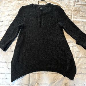 DKNY Tunic Sweater Size Large Black